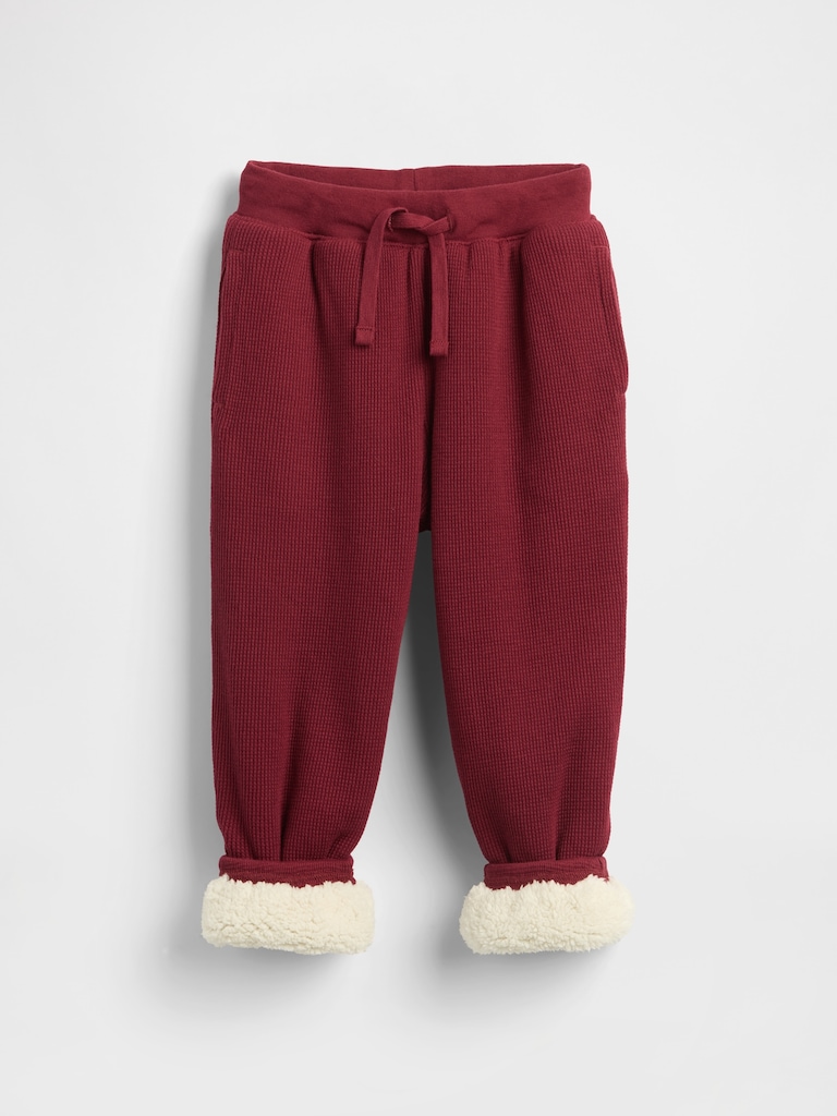 Baby & Toddler Sherpa-Lined Thermal Joggers