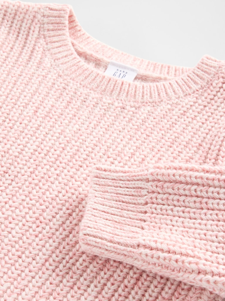 Baby Marled Sweater Outfit Set