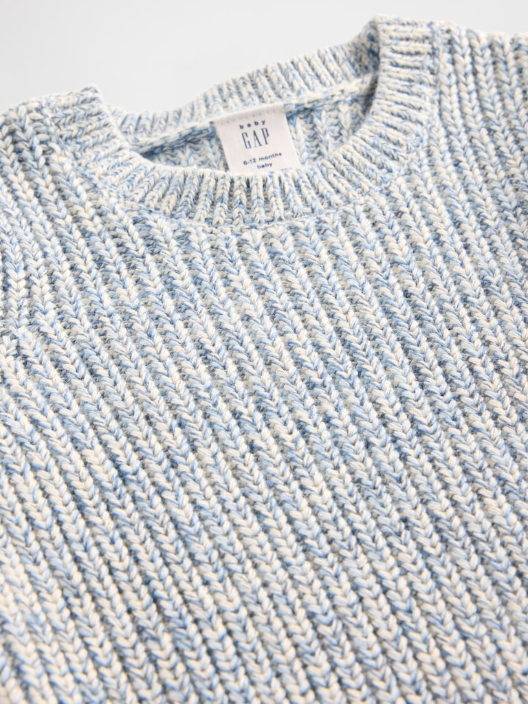 Baby Marled Sweater Outfit Set