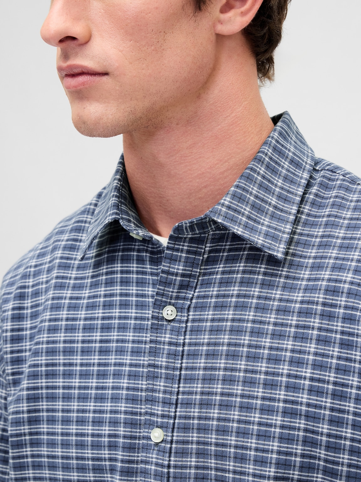Relaxed Straight-Hem Oxford Shirt