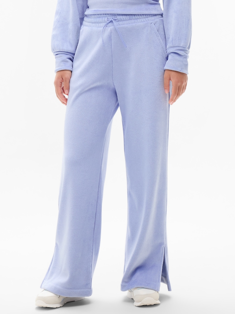 Athleta Girl Cozy Rib Wide Leg Pant
