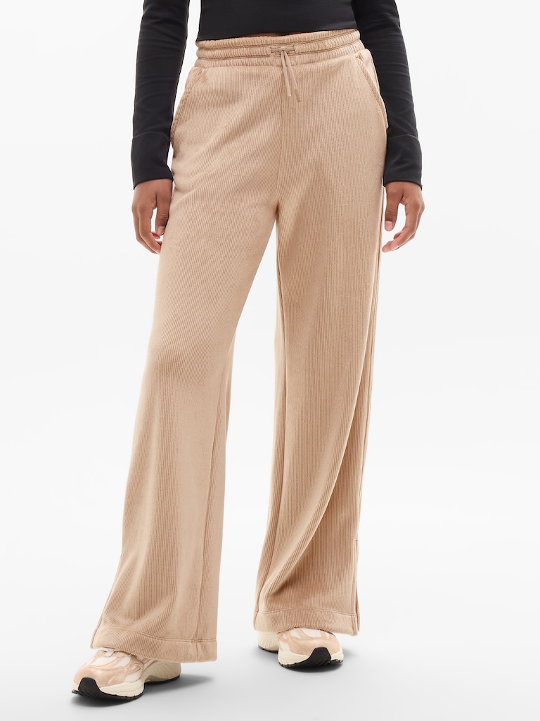 Athleta Girl Cozy Rib Wide Leg Pant