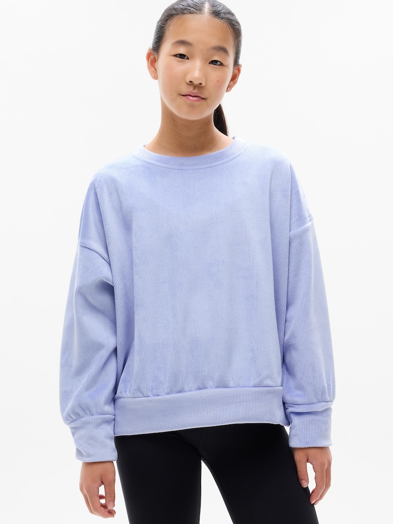 Athleta Girl Cozy Rib Crewneck