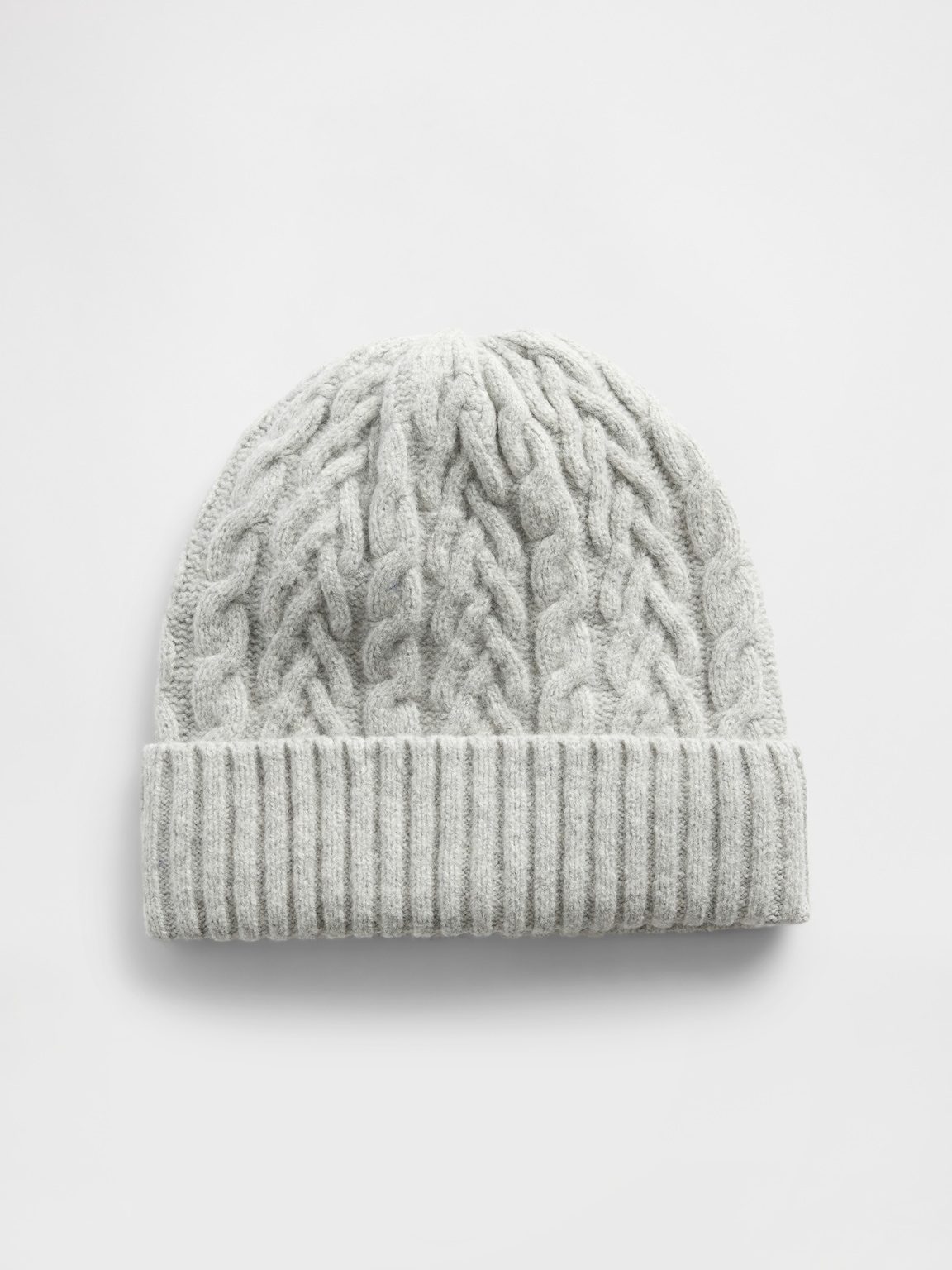 CashSoft Cable-Knit Beanie