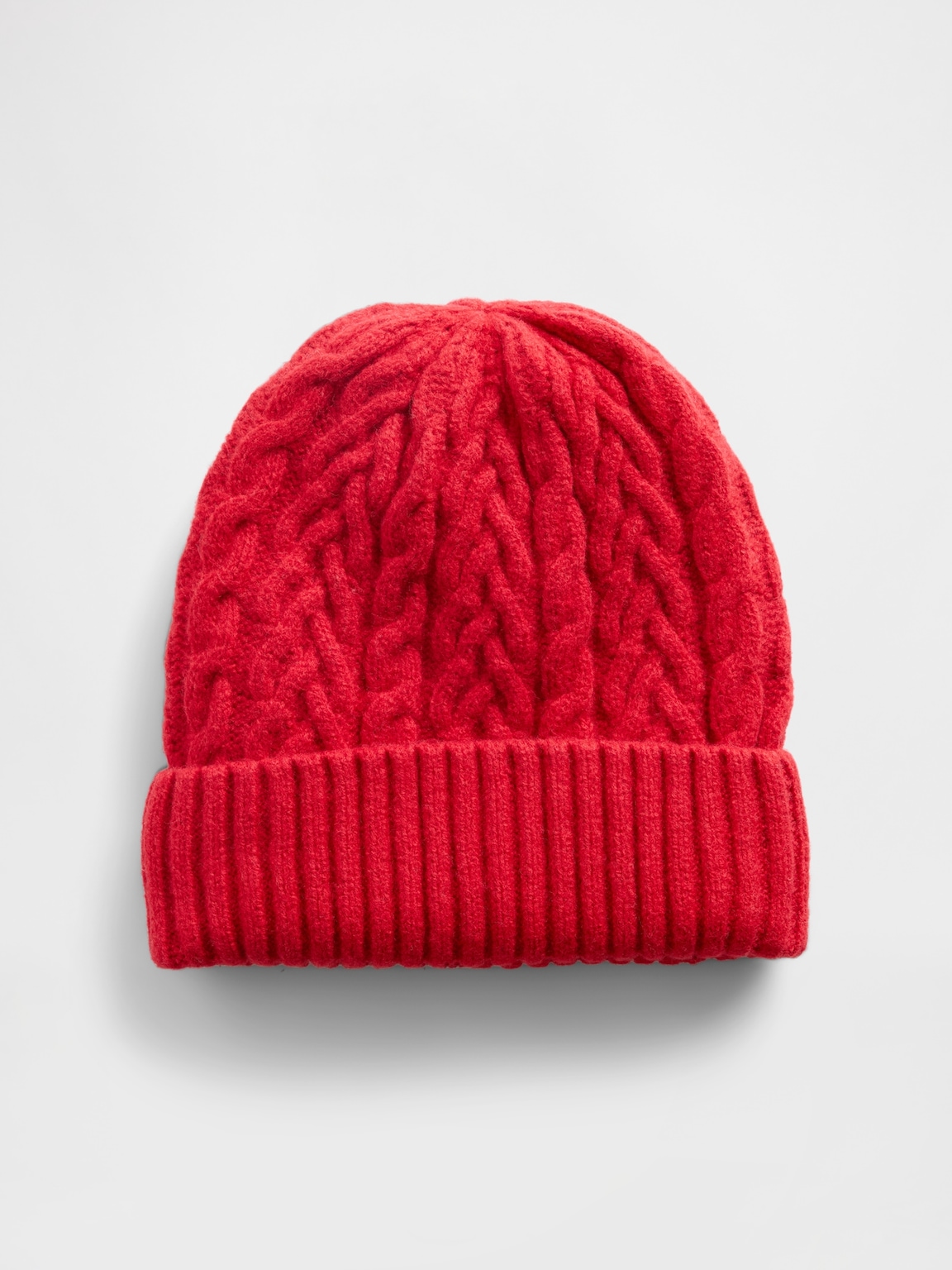 CashSoft Cable-Knit Beanie