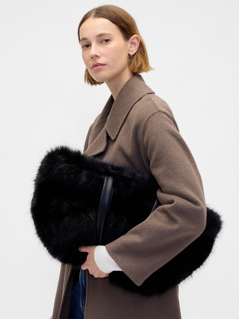 Faux Fur Tote Bag