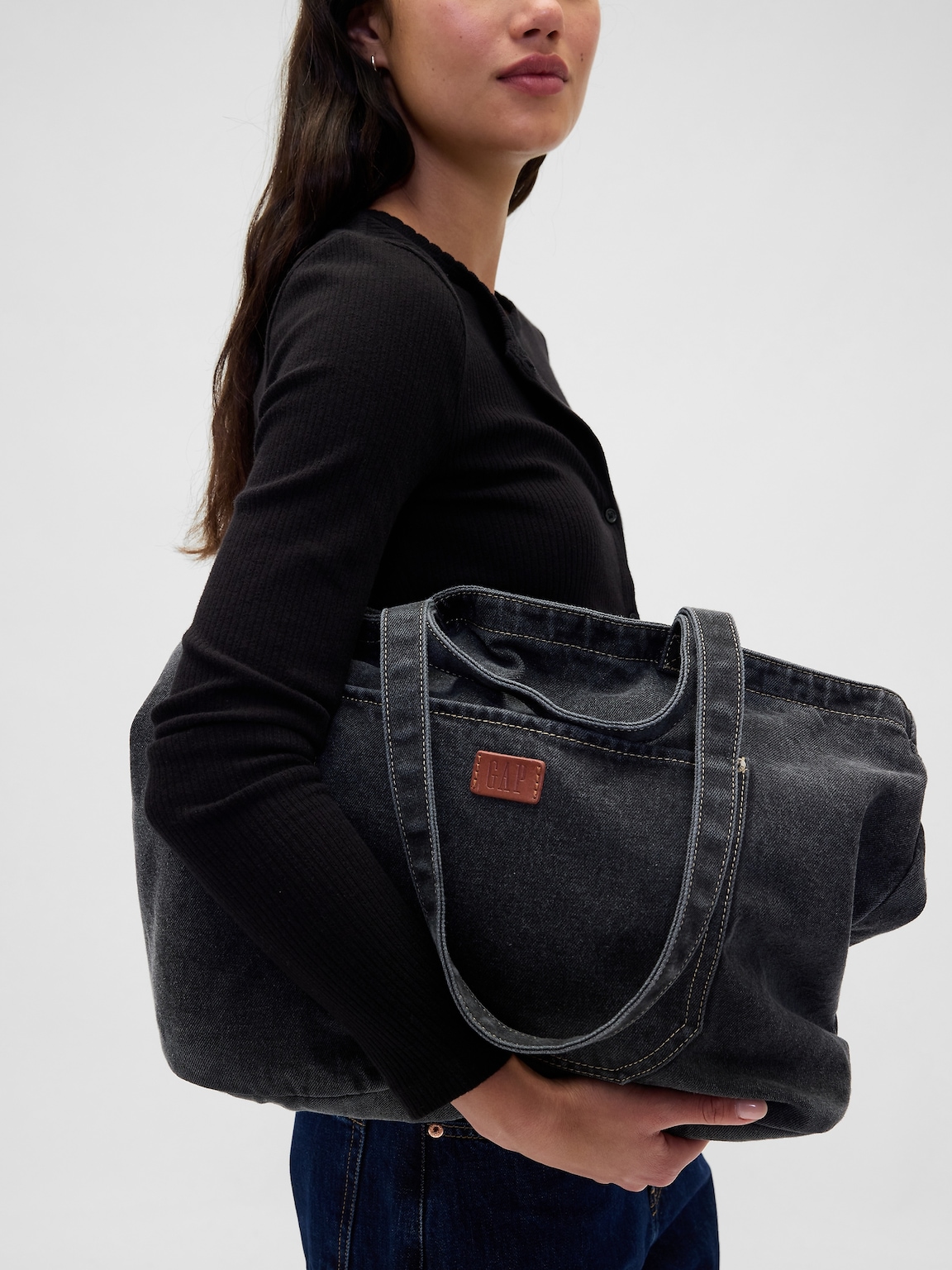 Denim Tote Bag