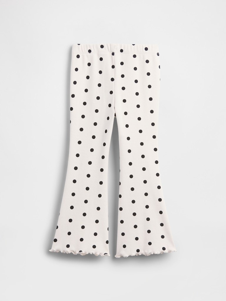 babyGap Pull-On Ribbed Flare Leggings