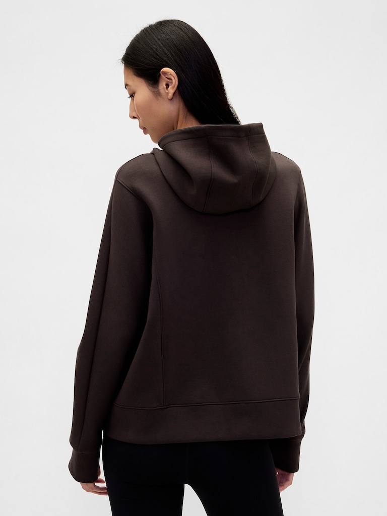 GapFit Oversized Quarter-Zip Hoodie