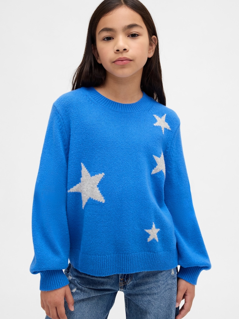 Kids CashSoft Crewneck Sweater