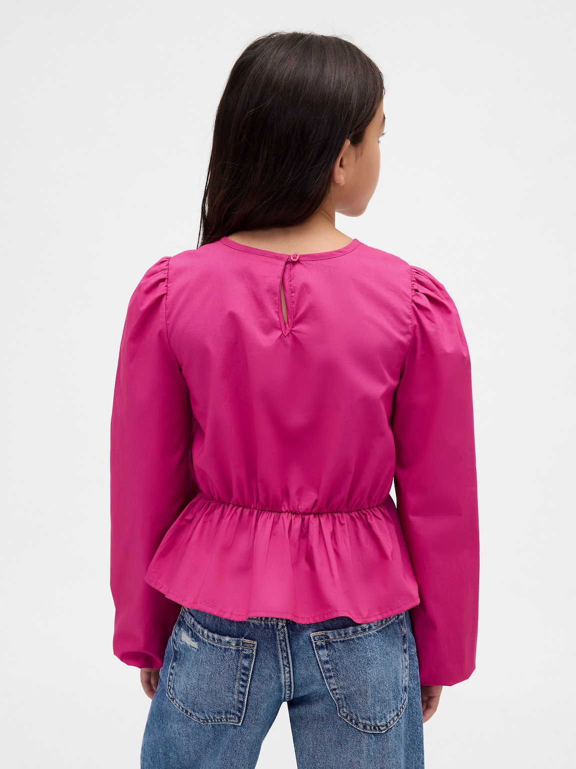 Kids Smocked Peplum Top