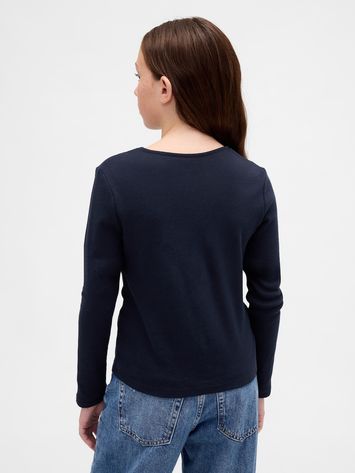 Kids Keyhole Bow Fitted T-Shirt