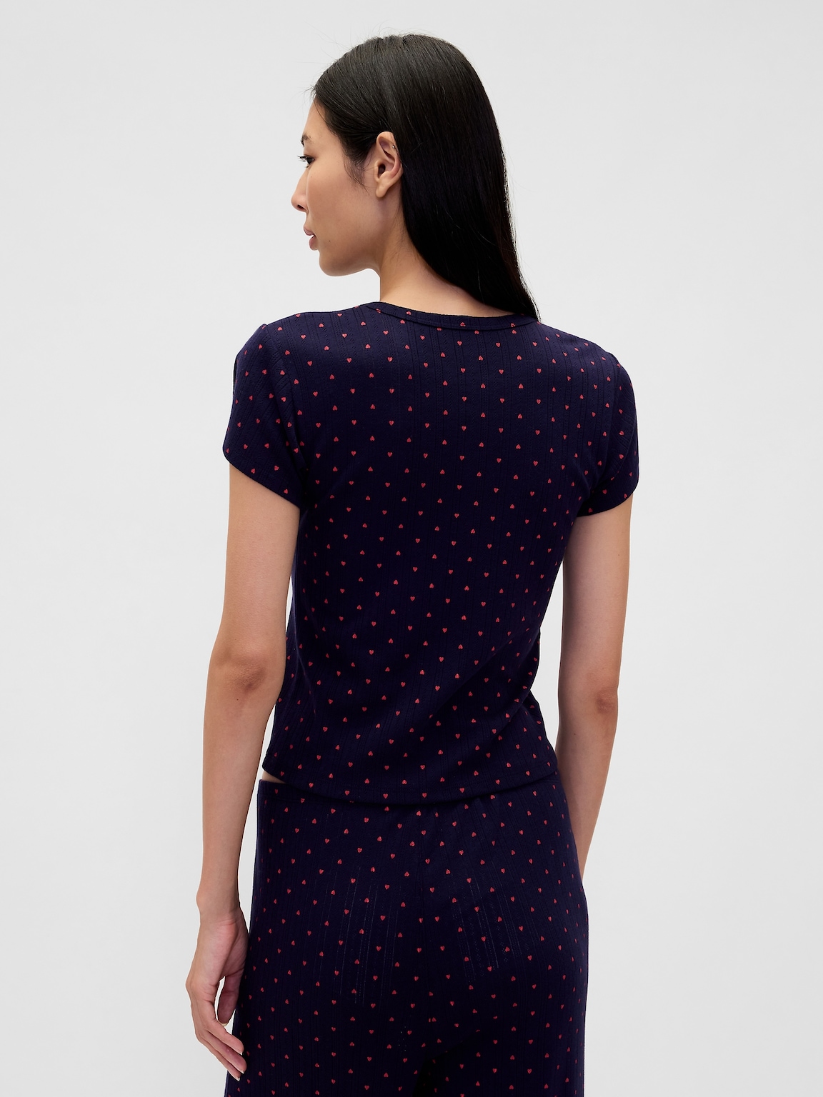 Pointelle PJ T-Shirt