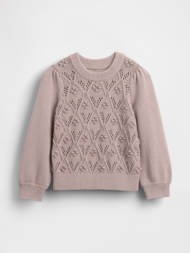 Baby & Toddler Puff-Sleeve Sweater