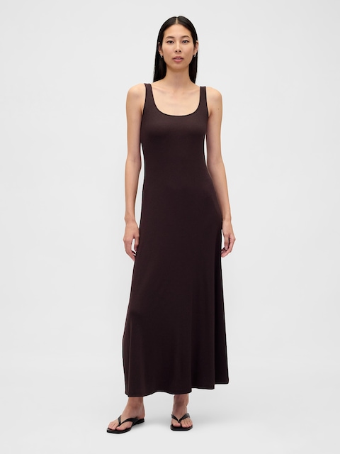 Modern Square-Neck Maxi Dress | Gap