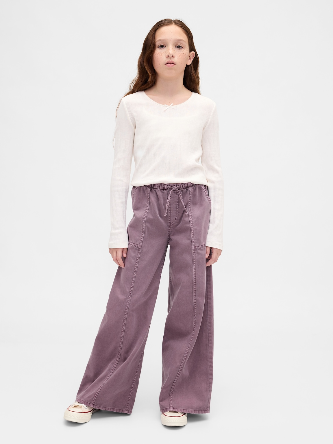 Kids Twill Baggy Pants
