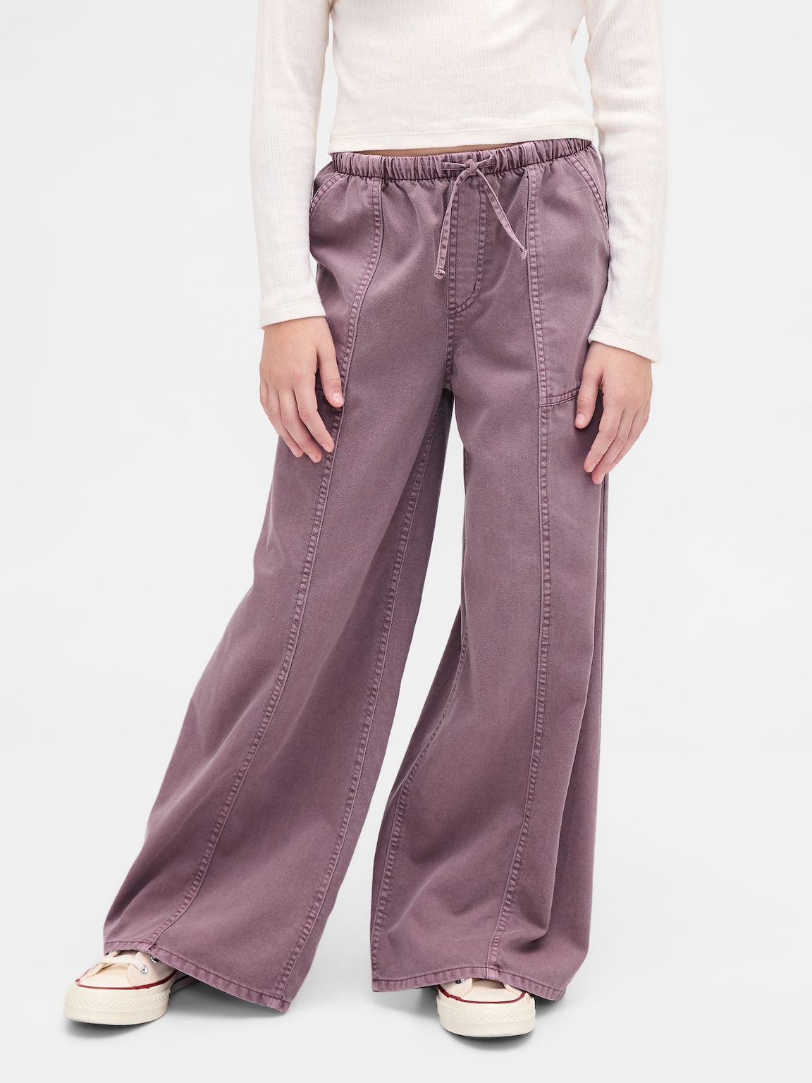 Kids Twill Baggy Pants