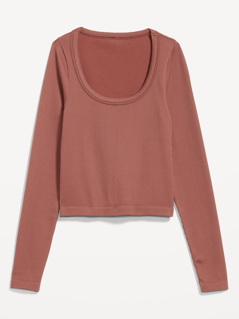 Exhale Seamless Fitted Rib T-Shirt