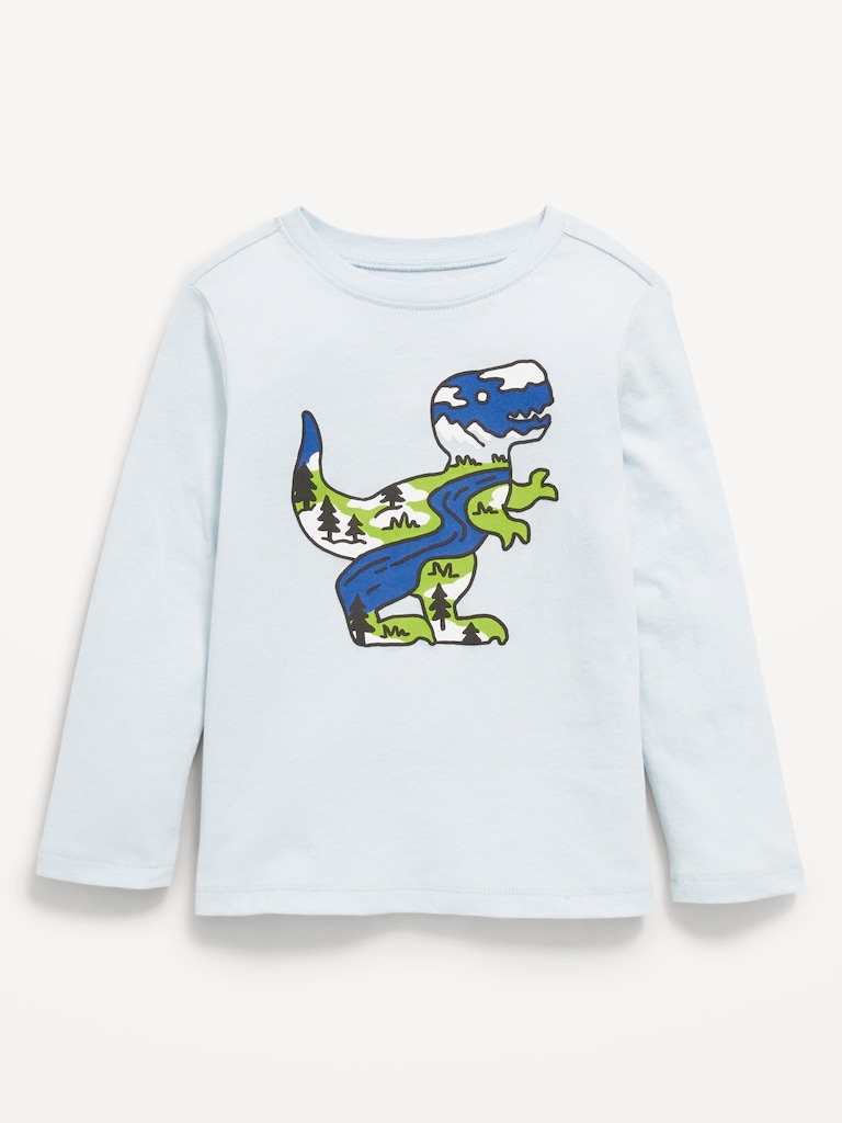 Long-Sleeve Unisex Graphic T-Shirt for Toddler