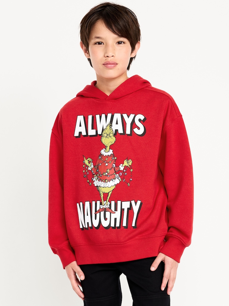 Dr. Seuss™ Grinch Oversized Gender-Neutral Hoodie for Kids