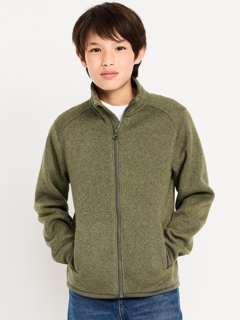 Sweater-Fleece Full-Zip for Boys