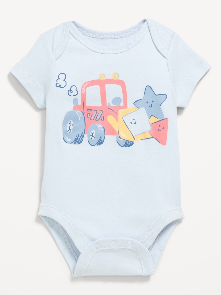 Short-Sleeve Graphic Bodysuit for Baby