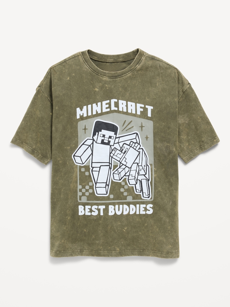 Minecraft™ Gender-Neutral Graphic T-Shirt for Kids
