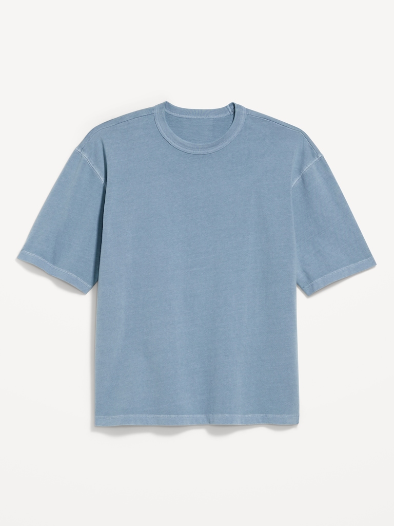 Garment-Dyed Heavyweight Cropped T-Shirt