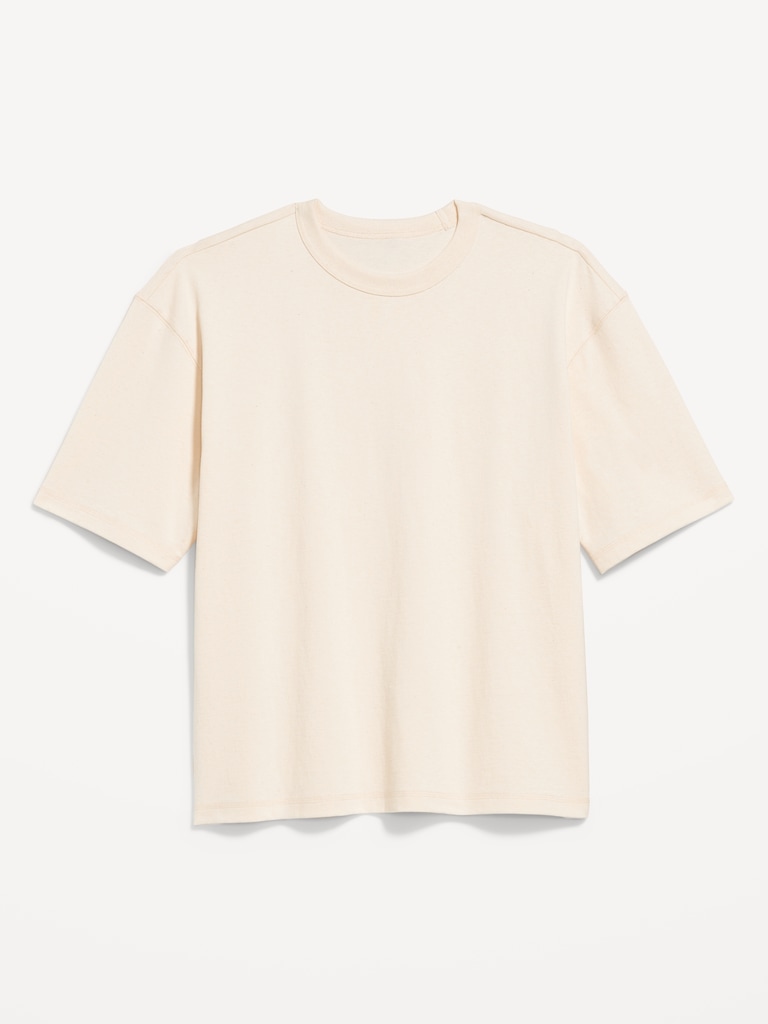 Garment-Dyed Heavyweight Cropped T-Shirt