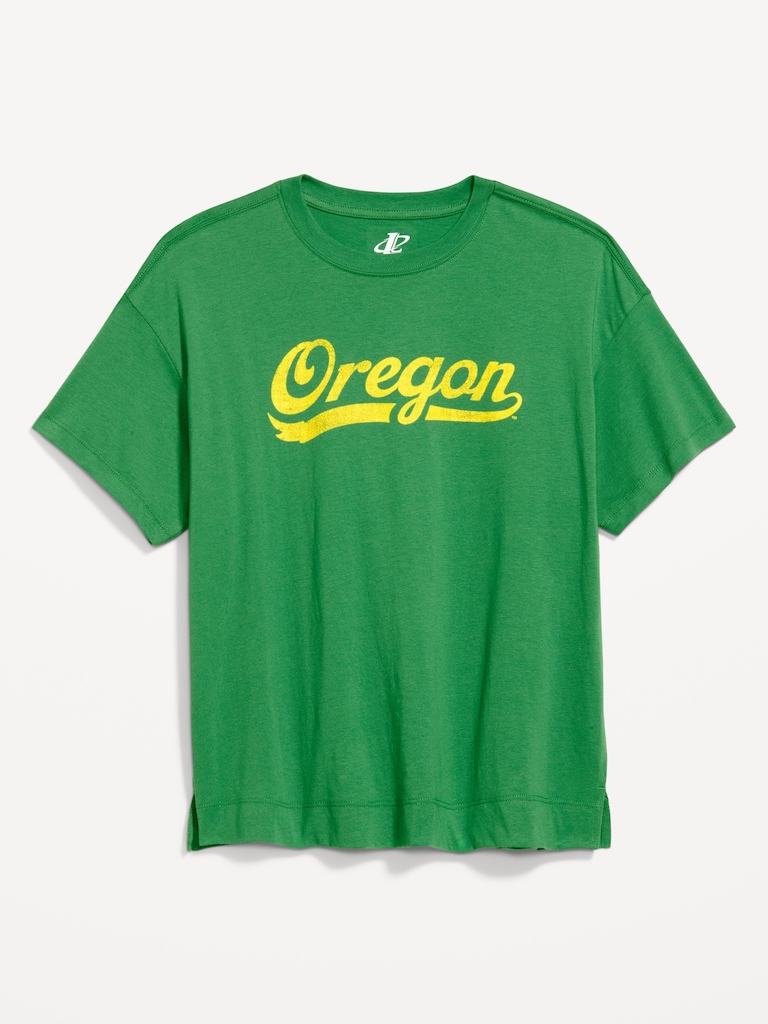 College Crew-Neck T-Shirt for Women