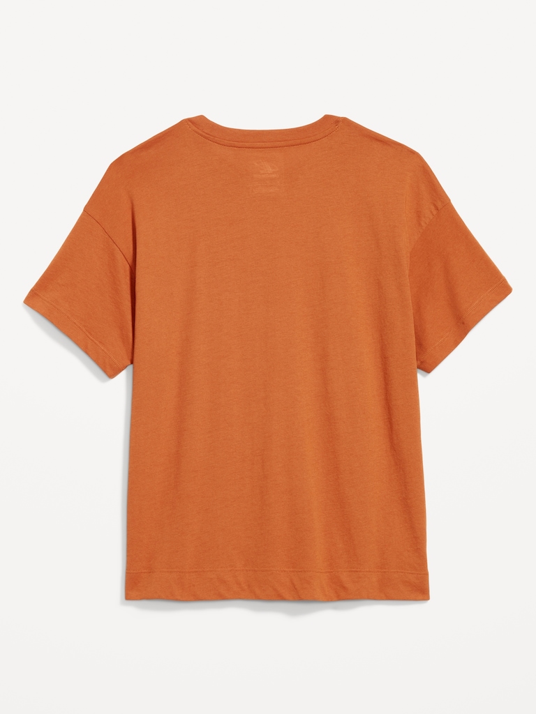 College Crew-Neck T-Shirt for Women