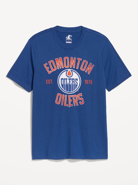 Maillot Vintage Edmonton Oilers CCM - Taille 2XL - Couleur Navy - Années 90 LNH - Produit Sous Licence Officielle