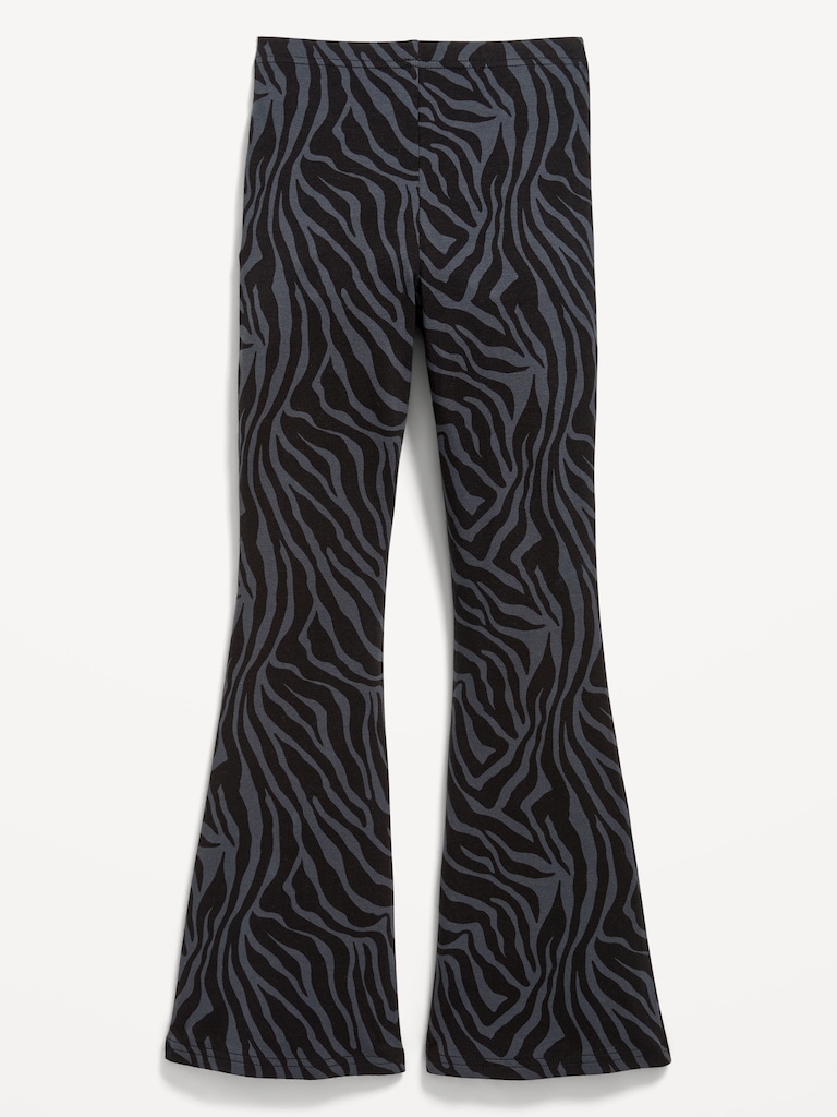 High-Waisted Flared Leggings for Girls