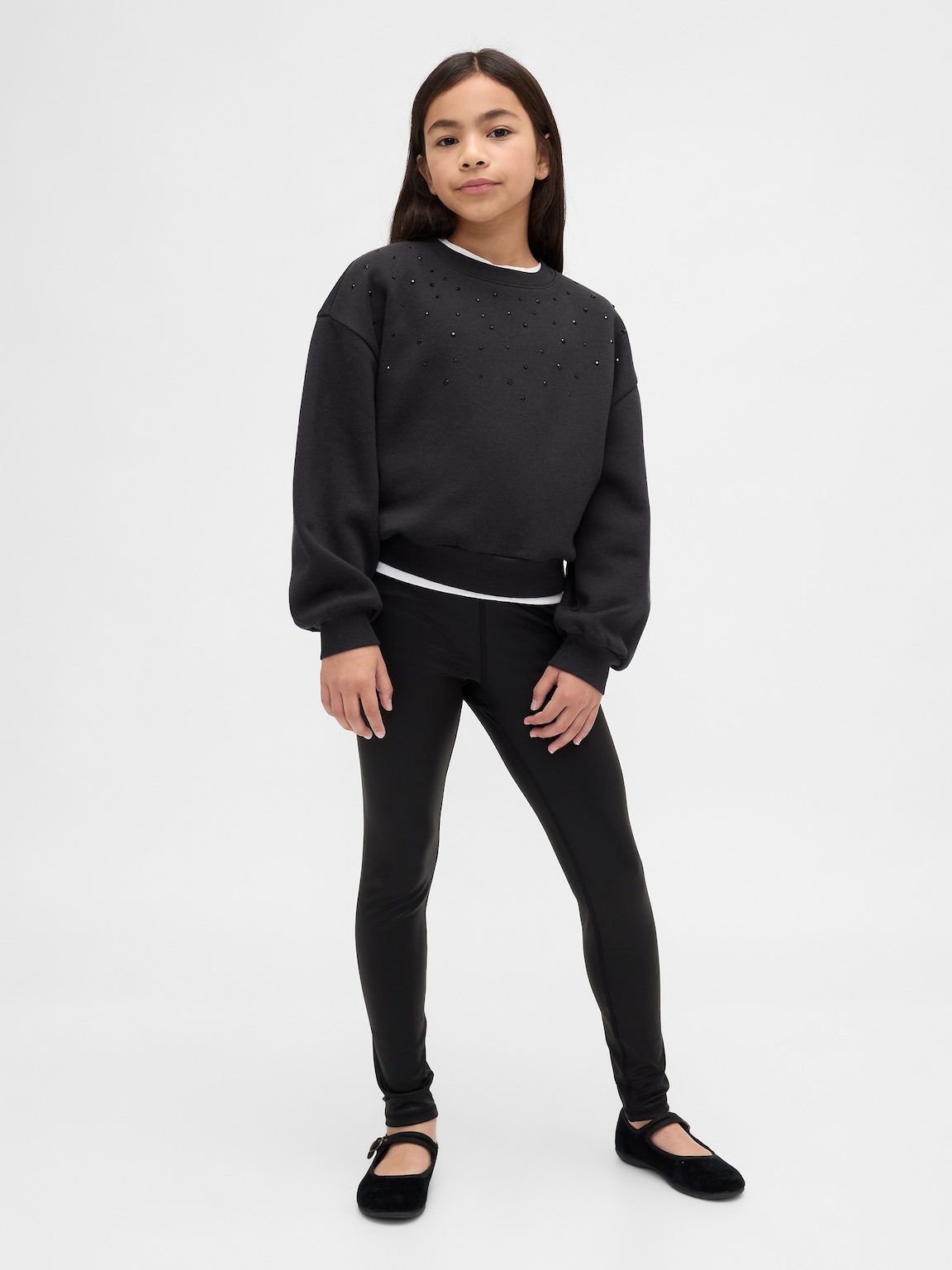Kids Embellished Dolman Sweatshirt