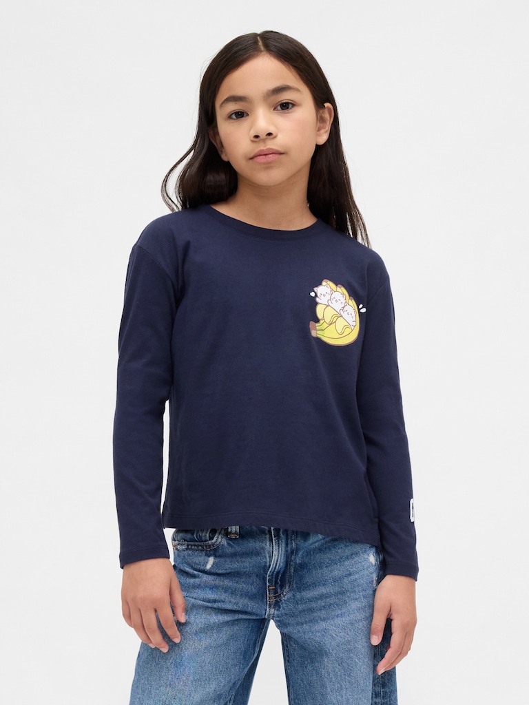 Kids Oversized Graphic T-Shirt