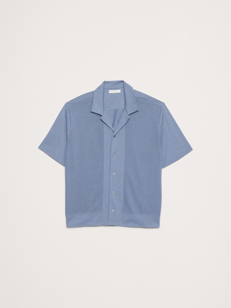 Cotton Mesh Resort Shirt