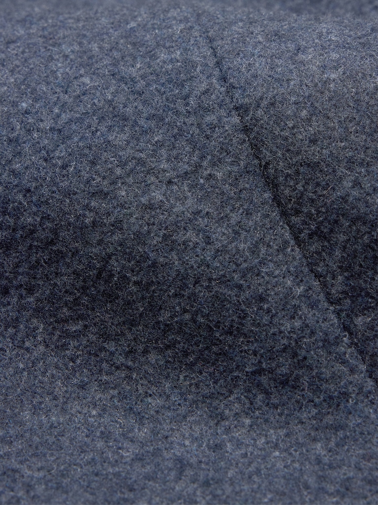 Italian Melton Wool-Blend Top Coat