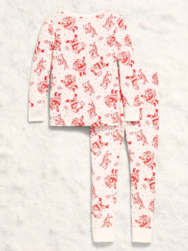 Printed Snug-Fit Pajama Set for Toddler & Baby