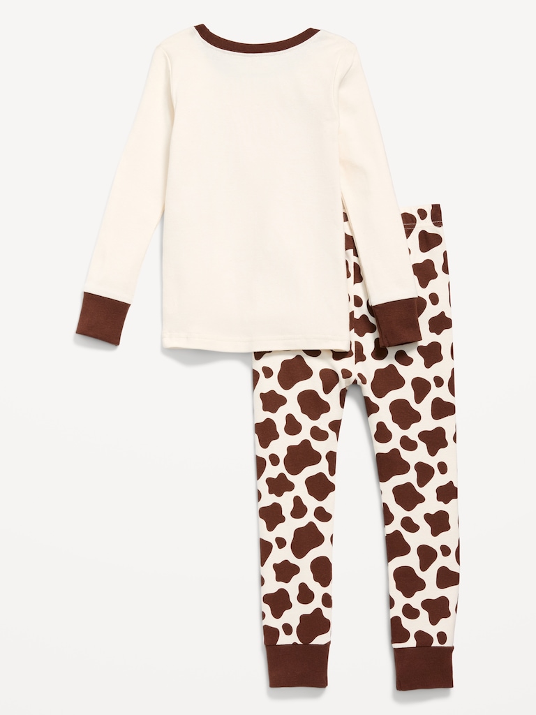 Printed Snug-Fit Pajama Set for Toddler & Baby