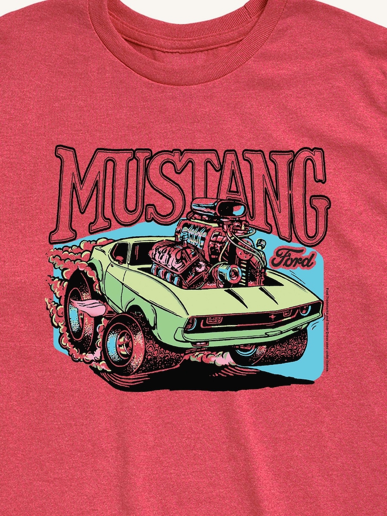 Vintage Mustang Short Sleeve Tee For Toddlers