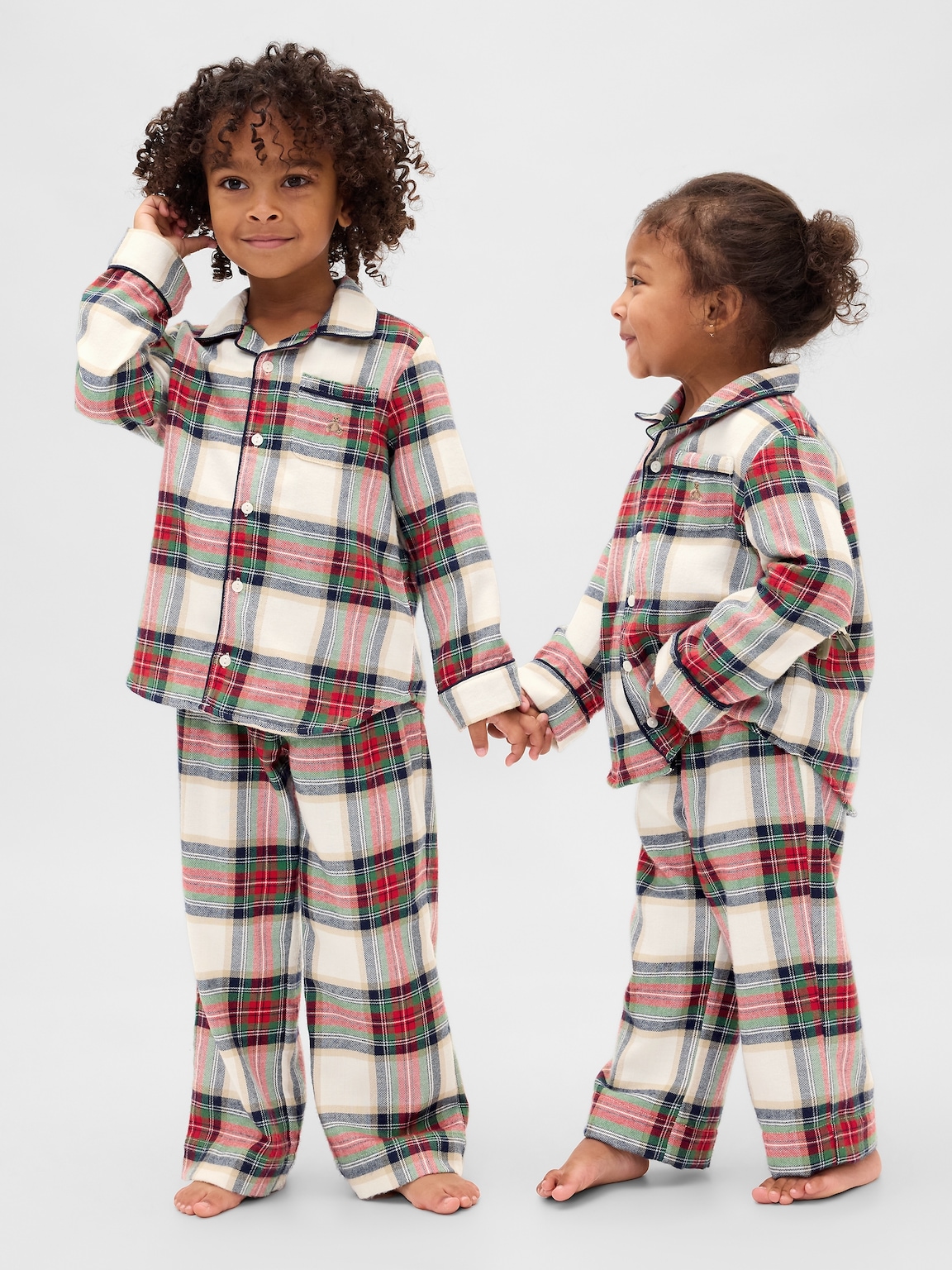 Baby & Toddler Recycled Flannel PJ Set