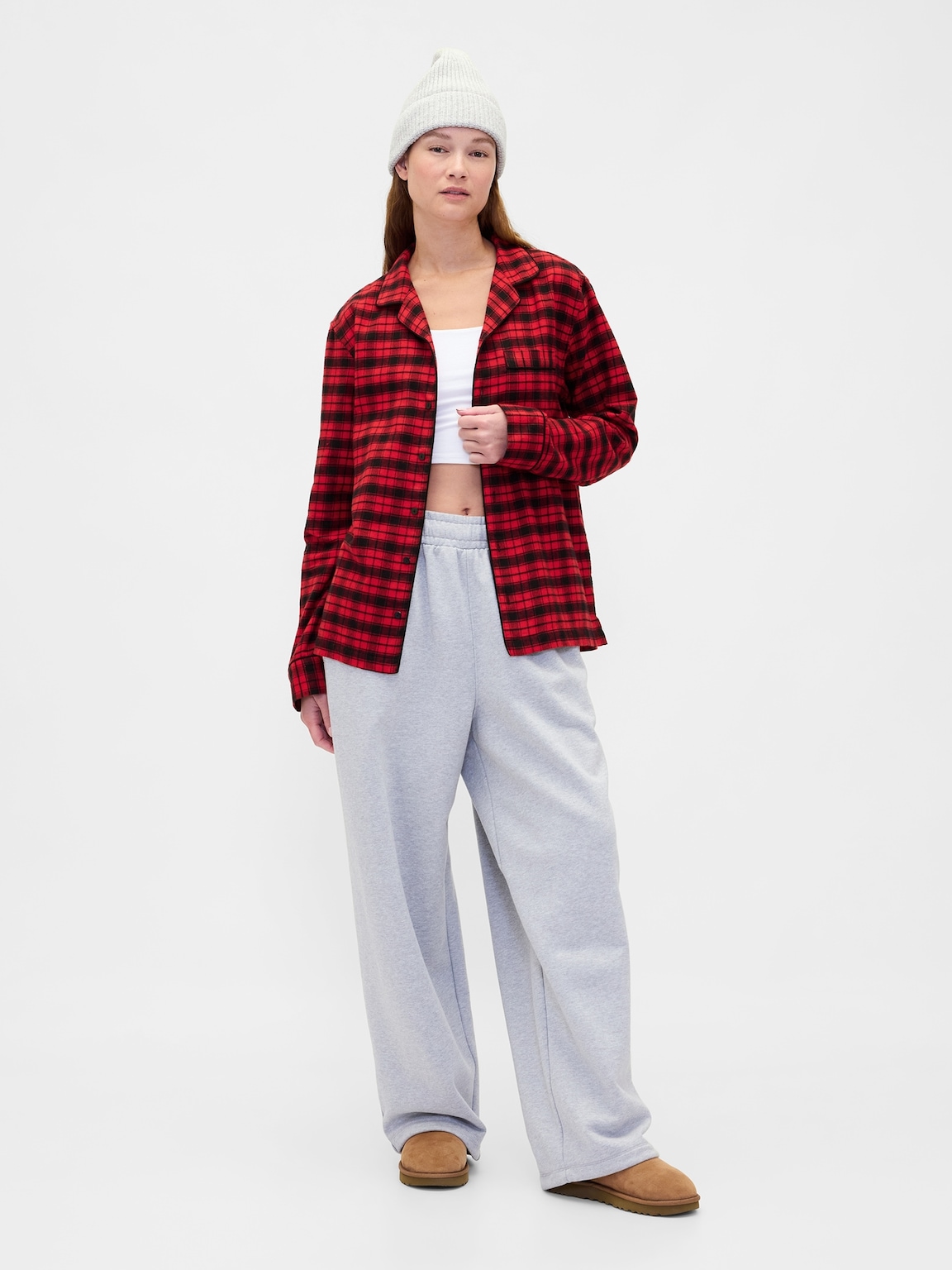 Adult Softest Flannel PJ Shirt