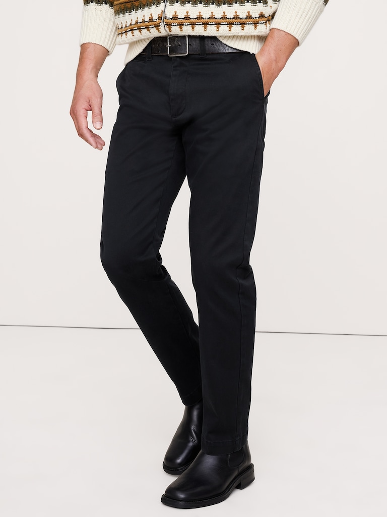 Straight Lived-In Chino