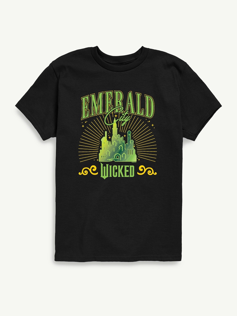 Wicked Emerald City Short Sleeve Tee For Kids