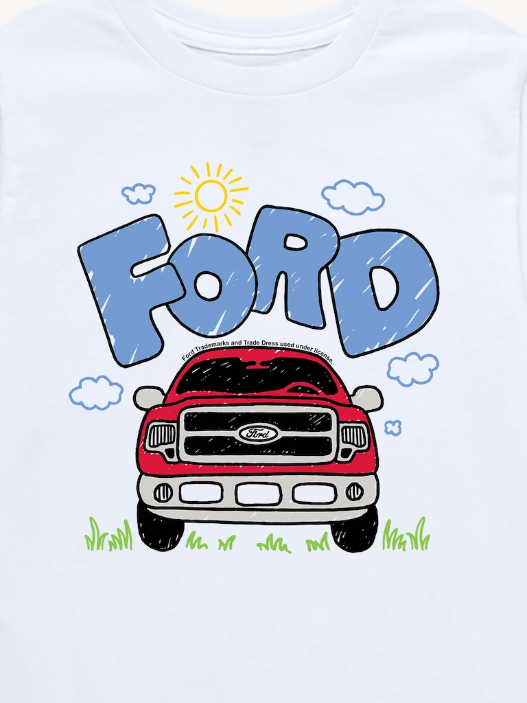 Ford F150 Doodle Short Sleeve Tee For Toddler