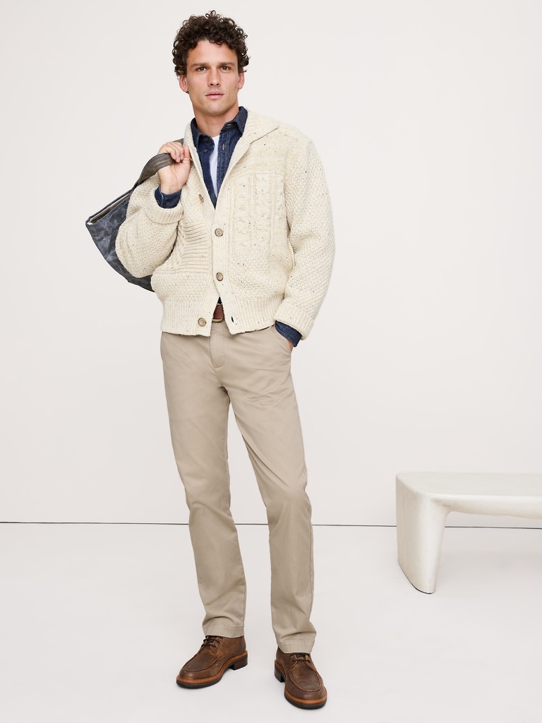 Straight Lived-In Chino