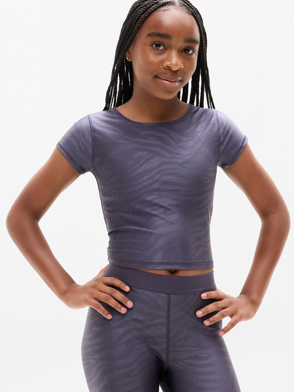 V-Neck Hardware One-Piece Swimsuit