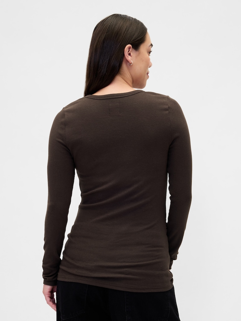 Maternity Modern Crewneck T-Shirt