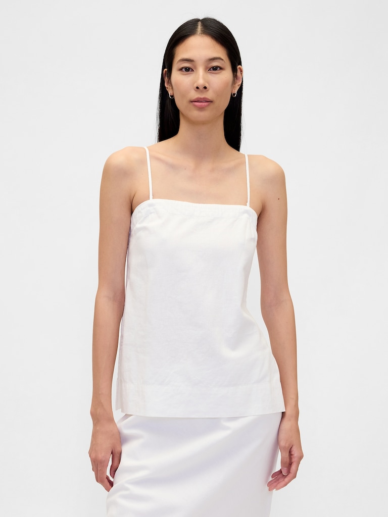 Linen-Blend Cami