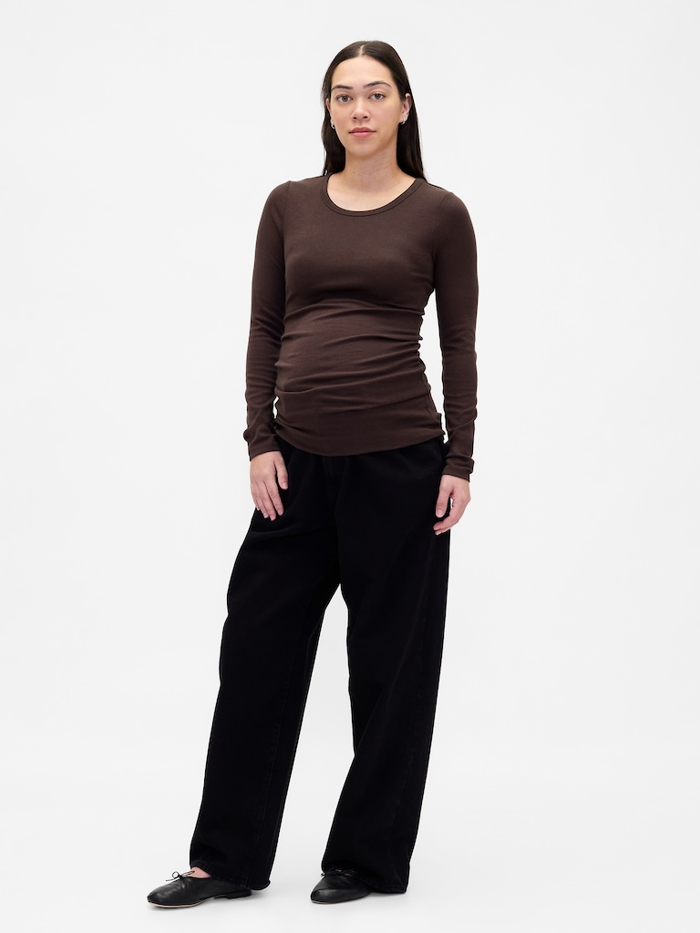 Maternity Modern Crewneck T-Shirt